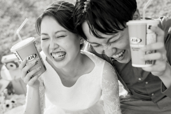 【北谷アラハビーチ＋安良波公園】ビーチ&グリーン&サンセットフォト200カット(衣装+新婦ヘアメイク付き)